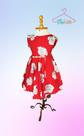 Vestido Infantil Festa Vermelho - Rainha das rosas
