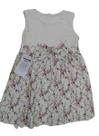 Vestido Infantil Floral Lacinho