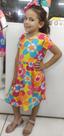 Vestido infantil florido