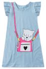 Vestido Infantil Gatinho Bolsa