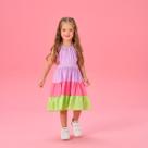 Vestido Infantil Gelato Colorido Mon Sucré Vestido Infantil Gelato Colorido Mon Sucré