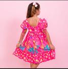Vestido infantil girafinha