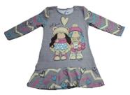 Vestido infantil inverno abrange