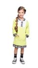 Vestido infantil inverno Néon