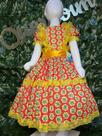 Vestido infantil junino maria bonita mb 0021
