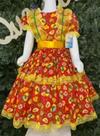 Vestido infantil junino maria bonita mb 0045