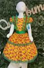 Vestido infantil junino maria bonita mb 0078