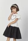 Vestido Infantil Luluzinha Bicolor Coração