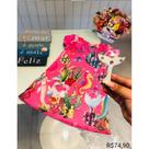 Vestido infantil luxo verão - com colar incluso Vestido infantil luxo verão - com colar incluso