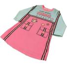 Vestido infantil m/l abrange tennis suplex power felpado