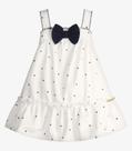 Vestido Infantil Malha Tech Poá Trick Nick Bege Vestido Infantil Malha Tech Poá Trick Nick Bege
