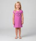 Vestido Infantil Manga Curta Estampado Select Rosa