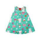 Vestido infantil manga curta ref 112502