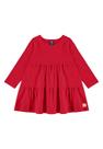 Vestido Infantil Manga Longa Algodão Bee Loop