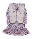 Vestido Infantil Manga Longa Randa Mundu
