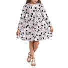 Vestido Infantil Menina Alakazoo Soft ML Panda Branco 6530