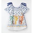 Vestido Infantil Menina Barrado Filhote Fábula