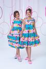 Vestido Infantil Menina Bobbie Goods Azul Xadrez