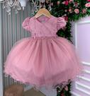 Vestido infantil Menina Bonita Alice Rose luxo