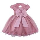Vestido Infantil Menina Bonita Pala Com Bordado Floral