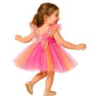 Vestido Infantil Menina Casamento Tule Borboleta Furta