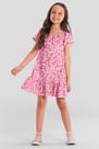Vestido infantil menina com flores Brandili