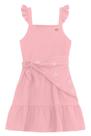 Vestido infantil menina com lenço Brandili