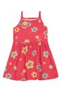 Vestido infantil menina de flores Brandili
