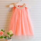 Vestido Infantil Menina Festa De Brim Tule Florido Casamento Vestido Infantil Menina Festa De Brim Tule Florido Casamento
