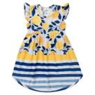 Vestido Infantil Menina Festa Florido Preto Midi Tam 1 Ao 10