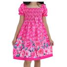 Vestido Infantil Menina Festa Temático Rosas