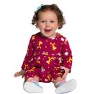 Vestido Infantil Menina Inverno Meia Malha Confortável Sofisticado Moderno Kyly 1000705