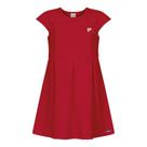 Vestido Infantil Menina Malha Soft Tech Alakazoo Ref. A5306 Cor:VermelhoTamanho:1