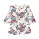 Vestido Infantil Menina Milon Manga Longa Estampa Floral