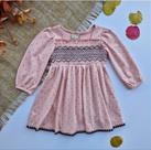 Vestido Infantil Menina Milon Poá Manga Longa Inverno