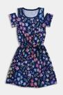 Vestido Infantil Menina Ombro de Fora Floral - Destak