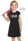 Vestido Infantil Menina Saia Love Festa Ano Novo Casamento