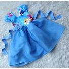 Vestido Infantil Menina Temático Baby Shark Azul (Tule)