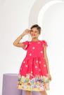 Vestido Infantil Menina Unicórnio e Fadas Vermelho Bonekinhas