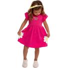 Vestido Infantil Menina Verão Happy Day Rosa - By Gus Vestido Infantil Menina Verão Happy Day Rosa - By Gus