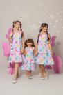 Vestido Infantil Menina Xodó Corações Xadrez Marias