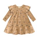 Vestido Infantil Milon Manga Longa Estampa De Abelhas