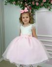 Vestido Infantil Mini Miss Betani Rosa Claro Luxo Festas Vestido Infantil Mini Miss Betani Rosa Claro Luxo Festas