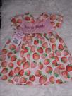 Vestido Infantil Morango