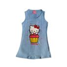 Vestido Infantil Personagem Temático Algodão Menina