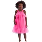 Vestido infantil pink flúor mon sucré 3127186
