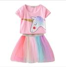 Vestido Infantil Rainbow Rosa Vestido Infantil Rainbow Rosa
