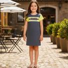 Vestido Infantil Ribana Canelada Kely & Kety