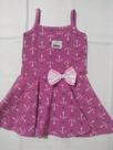 Vestido infantil rosa estampado. Tamanho 1.