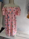 Vestido infantil rosa idade cinco anos